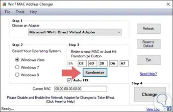 Tmac Address Changer