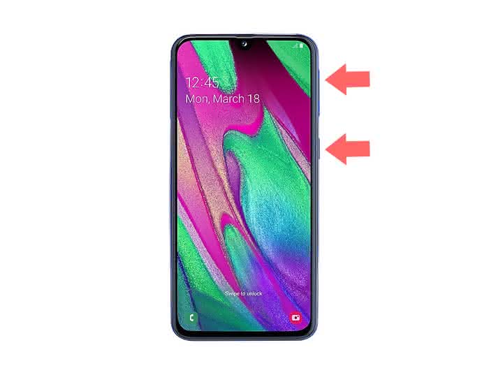 force restart samsung a50
