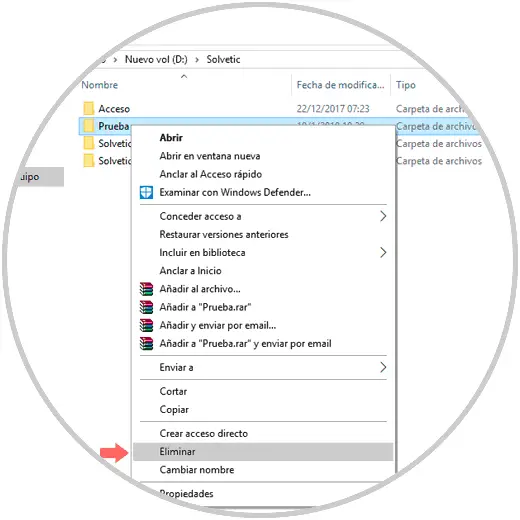 Command to force and delete files or folders Windows 10, 8, 7