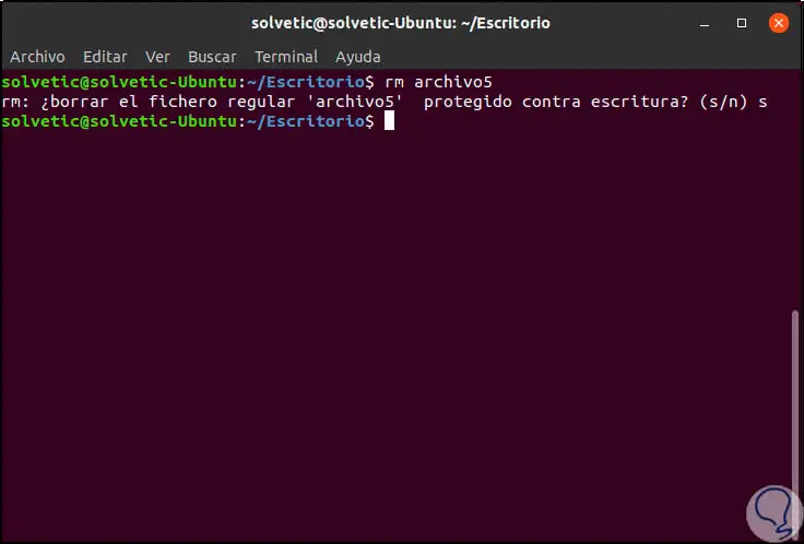 How to delete files or directories Linux terminal