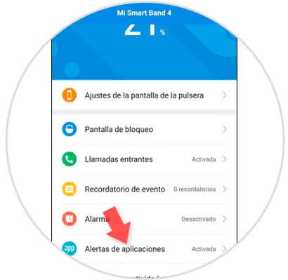 mi smart band 4 notifications