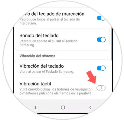 How to turn on or off the Samsung Galaxy S10 vibration