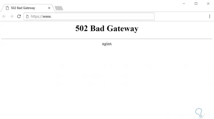 How to fix error 502 Bad Gateway - TechnoWikis.com