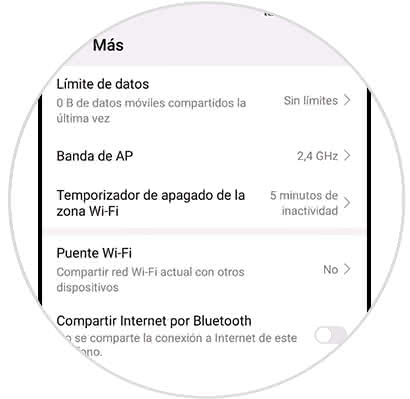 Compartir internet huawei