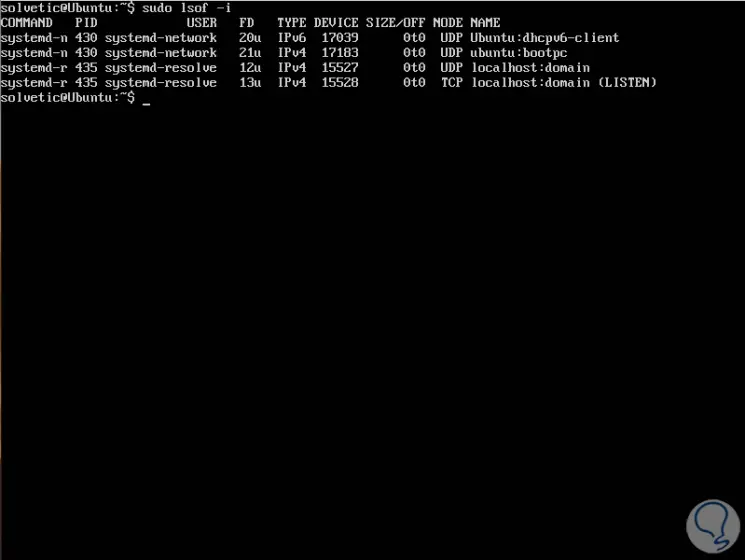 How to know and see open ports in Linux