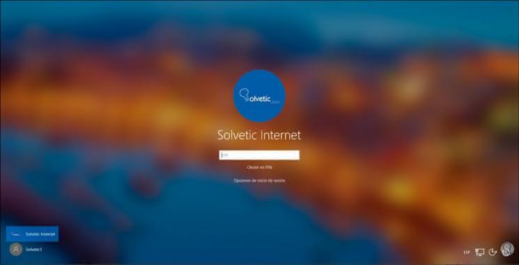 How to turn off blur background screen login Windows 10
