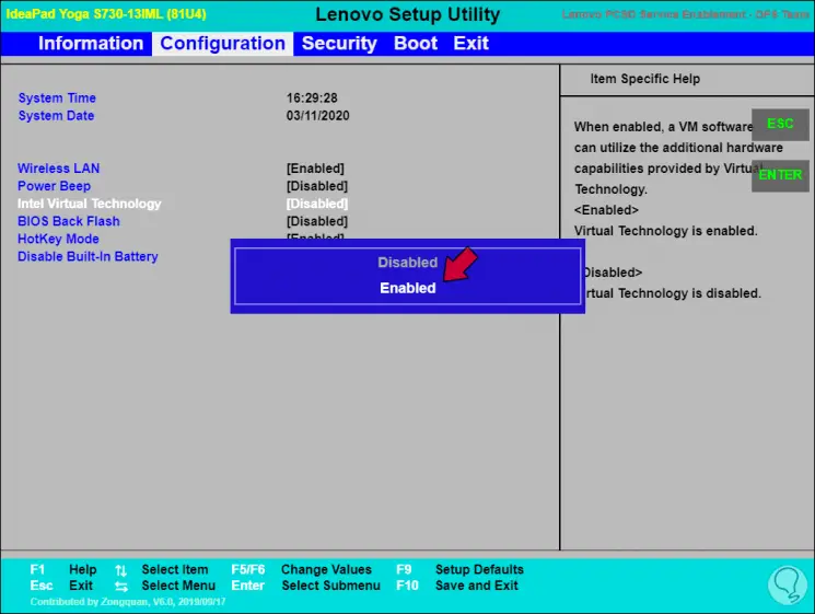 How To Activate Vt X In Bios Windows 10