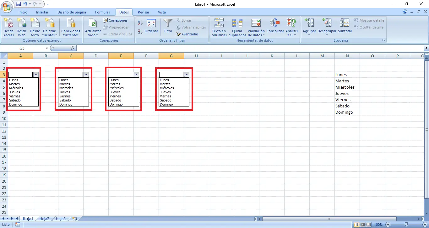 Multiple Options In Excel