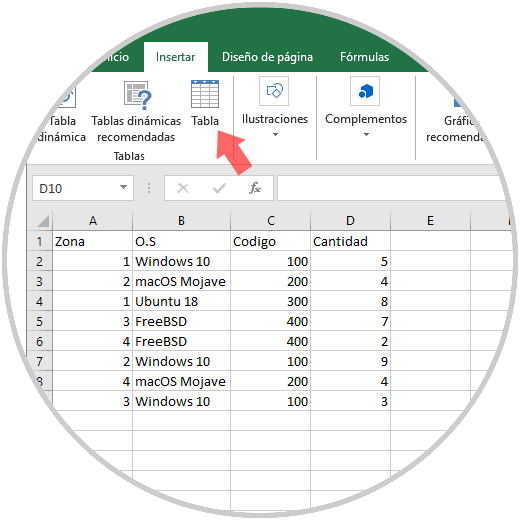 How to make an Excel 2019 pivot table - TechnoWikis.com