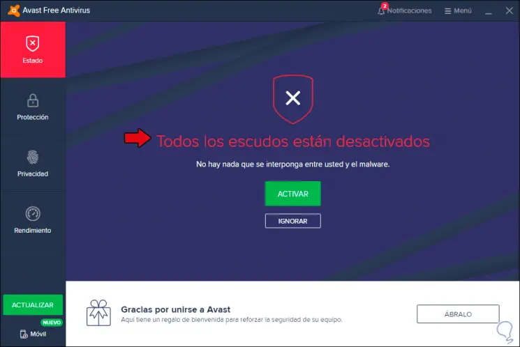 How to disable Avast Free Antivirus 2020 temporarily