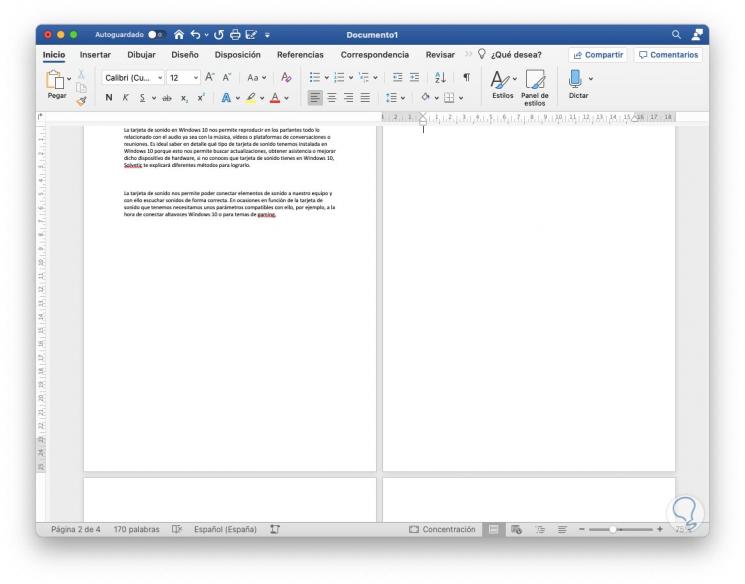 How to delete blank sheet in Word Mac