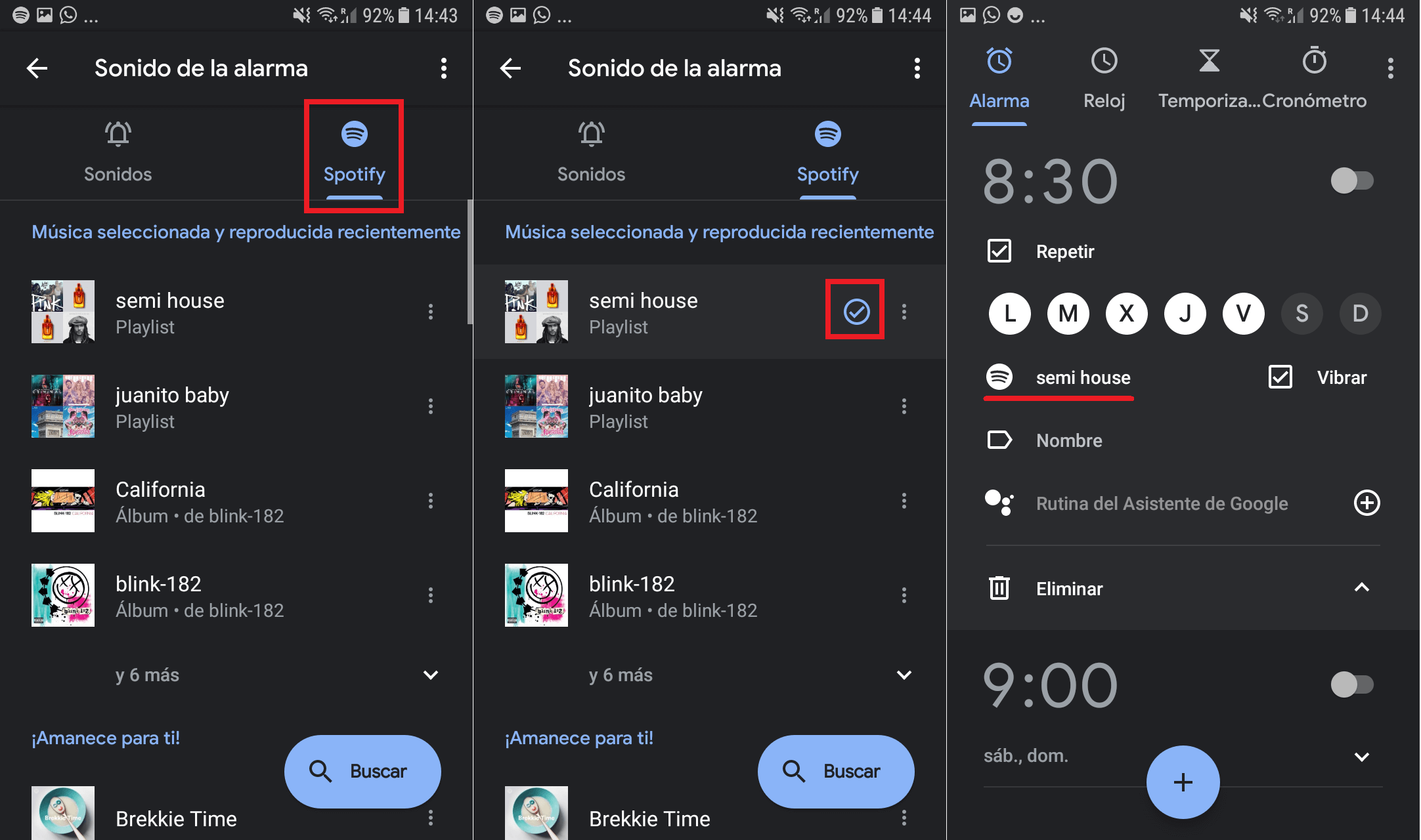 Alarm apps that work with spotify