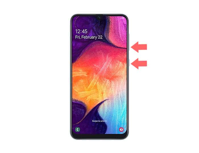 reboot samsung a50
