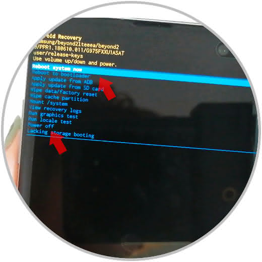 reboot samsung a50