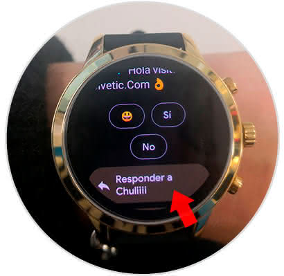 michael kors smartwatch text messages iphone