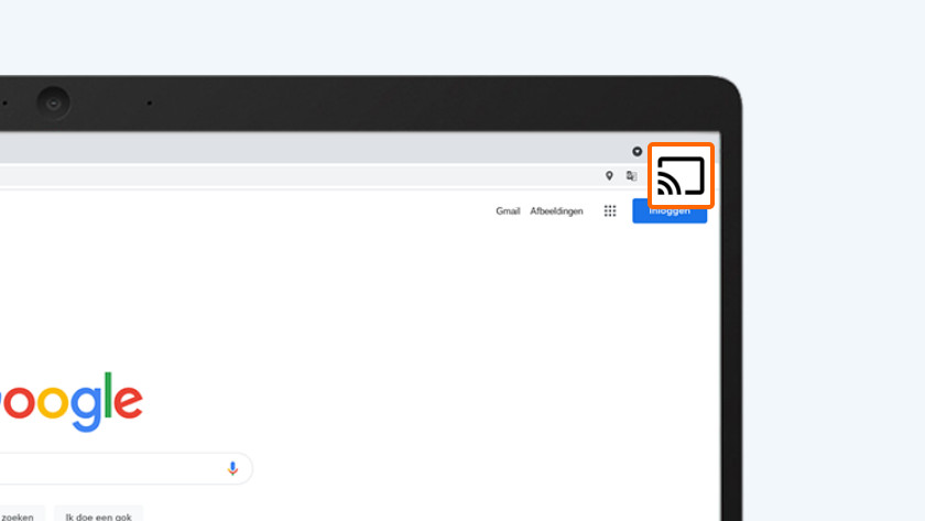 Cast to a TV using a Chromebook's Chrome browser.