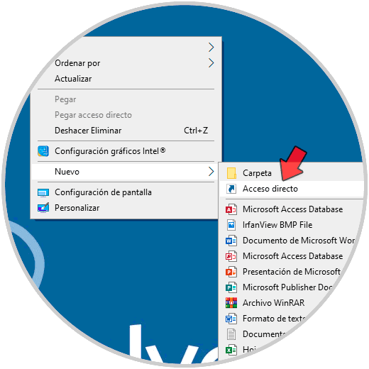 create windows explorer shortcut