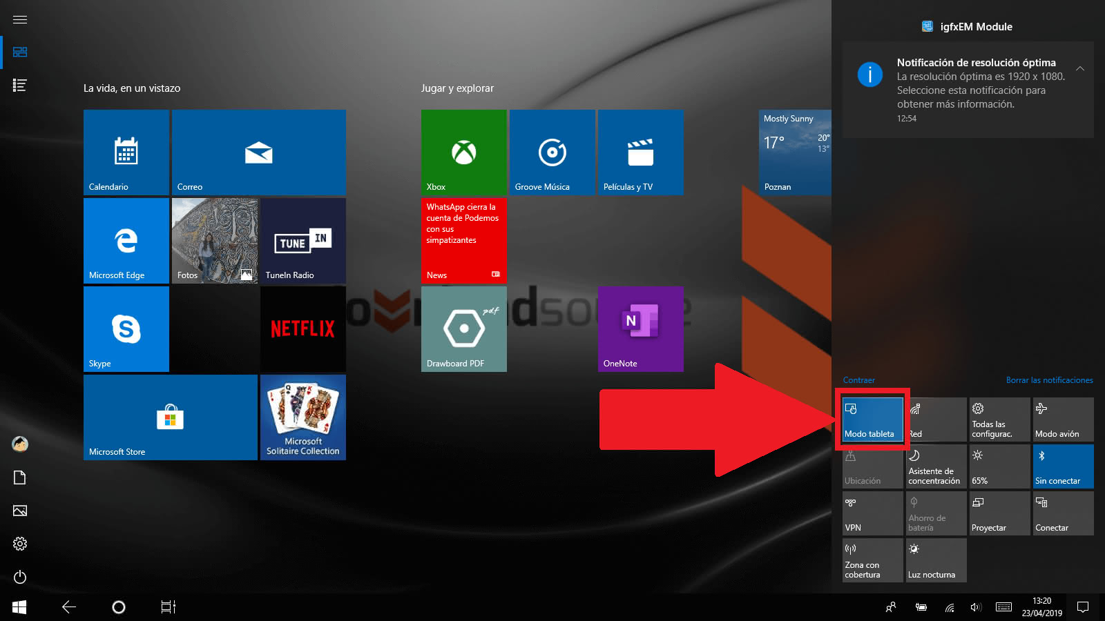 how to rotate the windows 10 screen