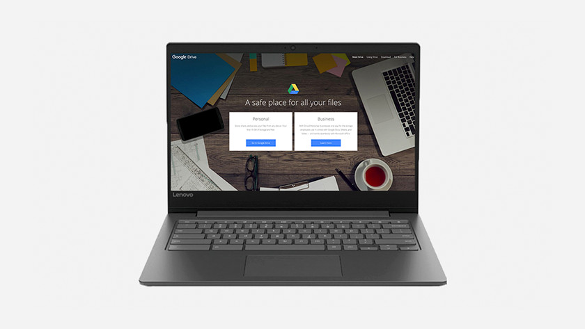Store online files in Google Drive on a Chromebook