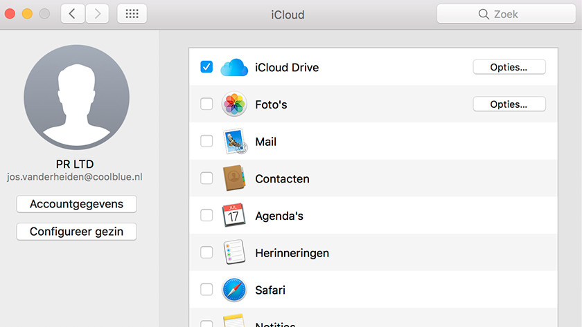Select iCloud Drive
