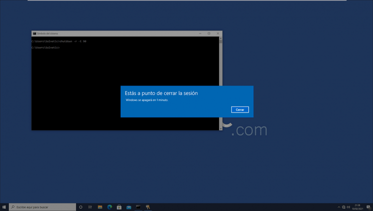 restart from command prompt windows 10