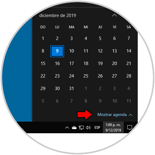 How to use Calendar Taskbar Windows 10