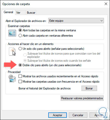 double click not working windows 10