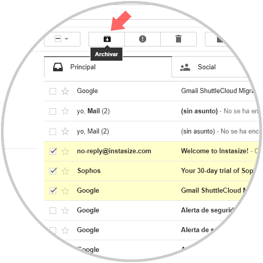 Archive / unarchive Gmail emails on PC and Android or iPhone mobile