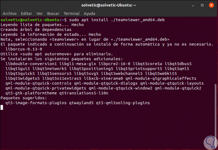 install teamviewer ubuntu 20.04