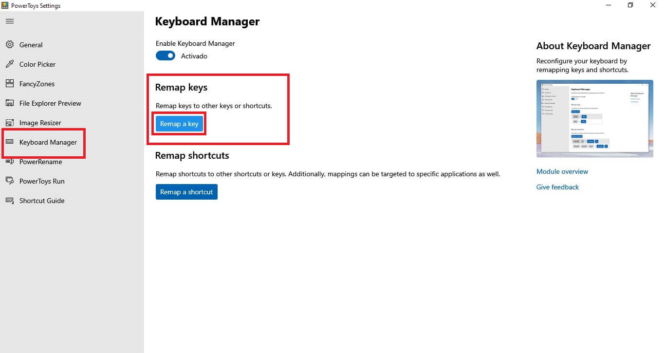 remap keyboard keys windows 8.1
