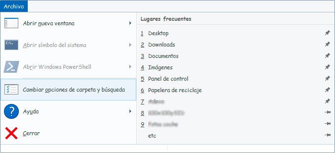 Windows 10 file explorer
