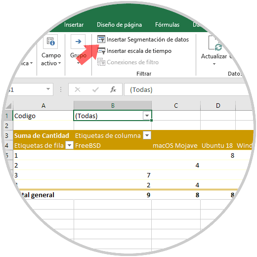 microsoft excel for mac 2019 pivot table