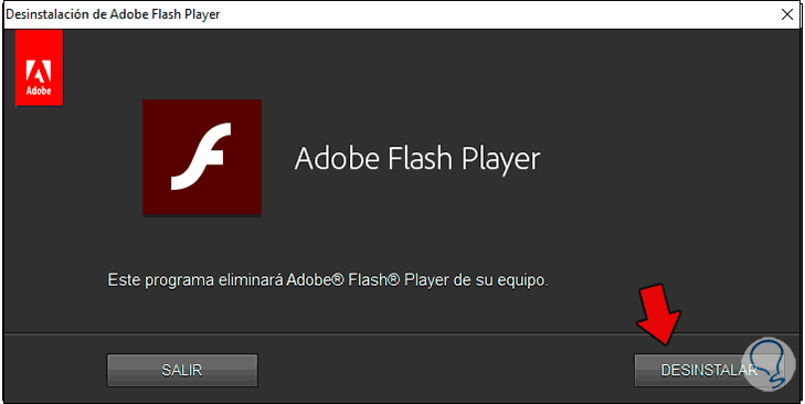 how to uninstall flash player on windows 10