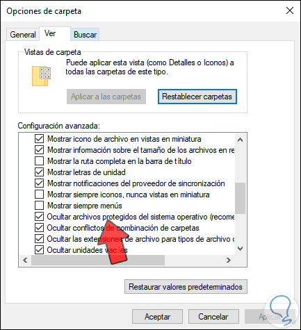 cannot view hidden files windows 10