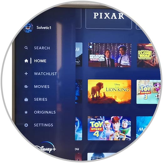 How to change the language in Disney Plus on Smart TV