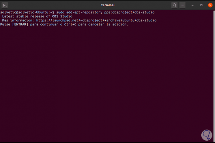 install obs on ubuntu