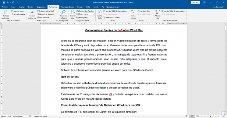 how do you supress endnotes in word 2016