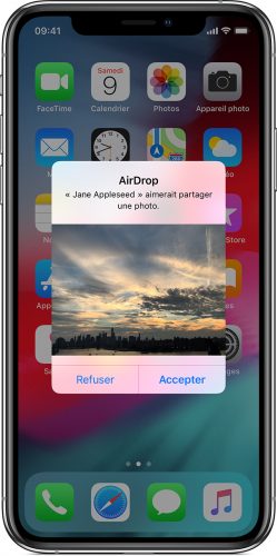 airdrop large files