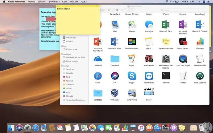 mac desktop application similar to sticky notes