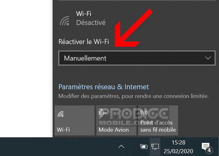 activer wifi sur windows 10