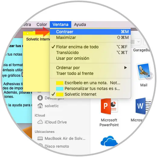 add sticky notes to desktop mac