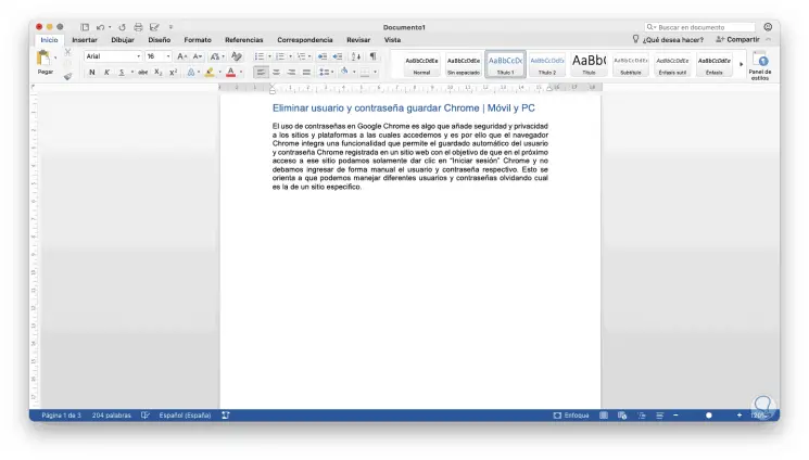 create a table of contents in word for mac