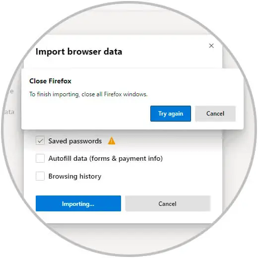 import passwords from iron into firefox 2019