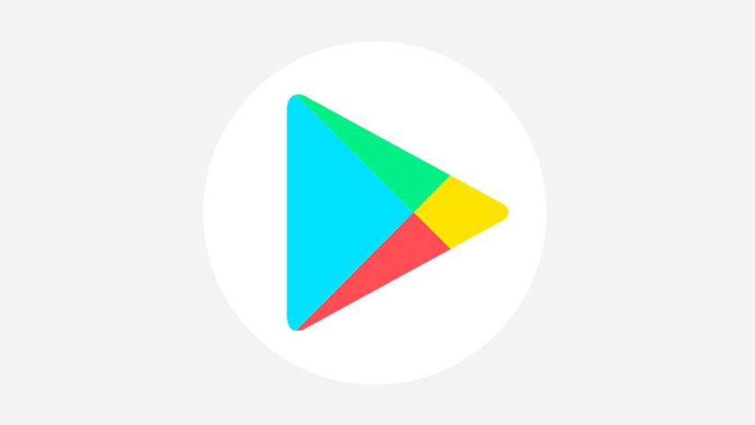 Google Play Store logo.