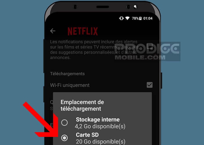 Download Netflix series to your mobile's SD card - How To Copy Netflix Downloads To Usb
