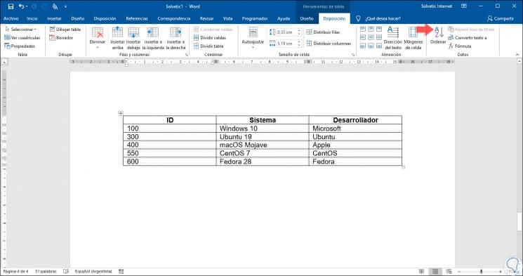 How to sort alphabetically in Word 2019 and Word 2016