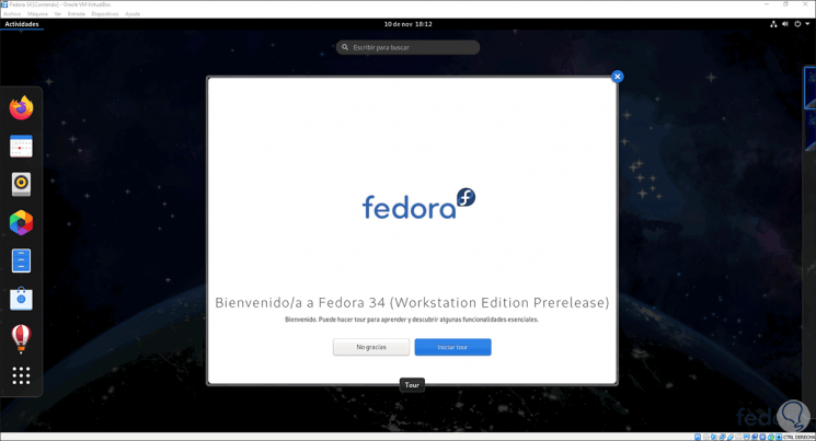 fedora 24 virtualbox full screen
