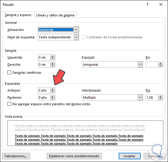 how to have no spacing between lines in word