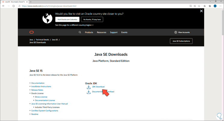java jdk 15 download for windows 10