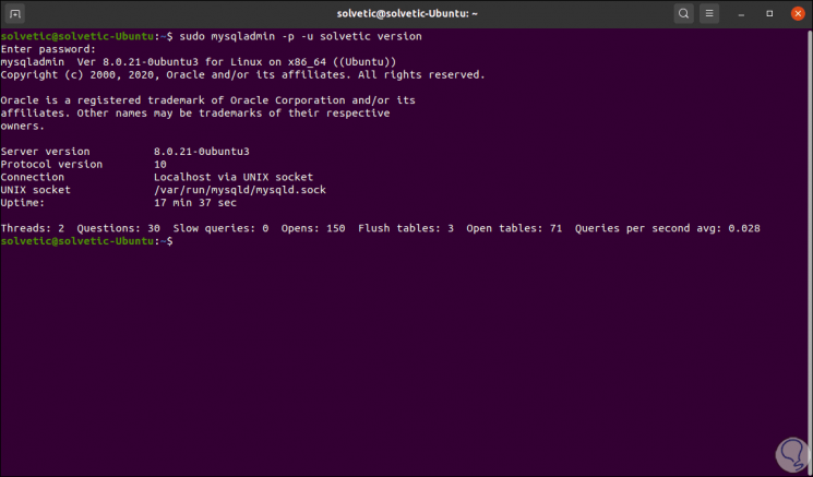 install mysql and phpmyadmin ubuntu 20.04
